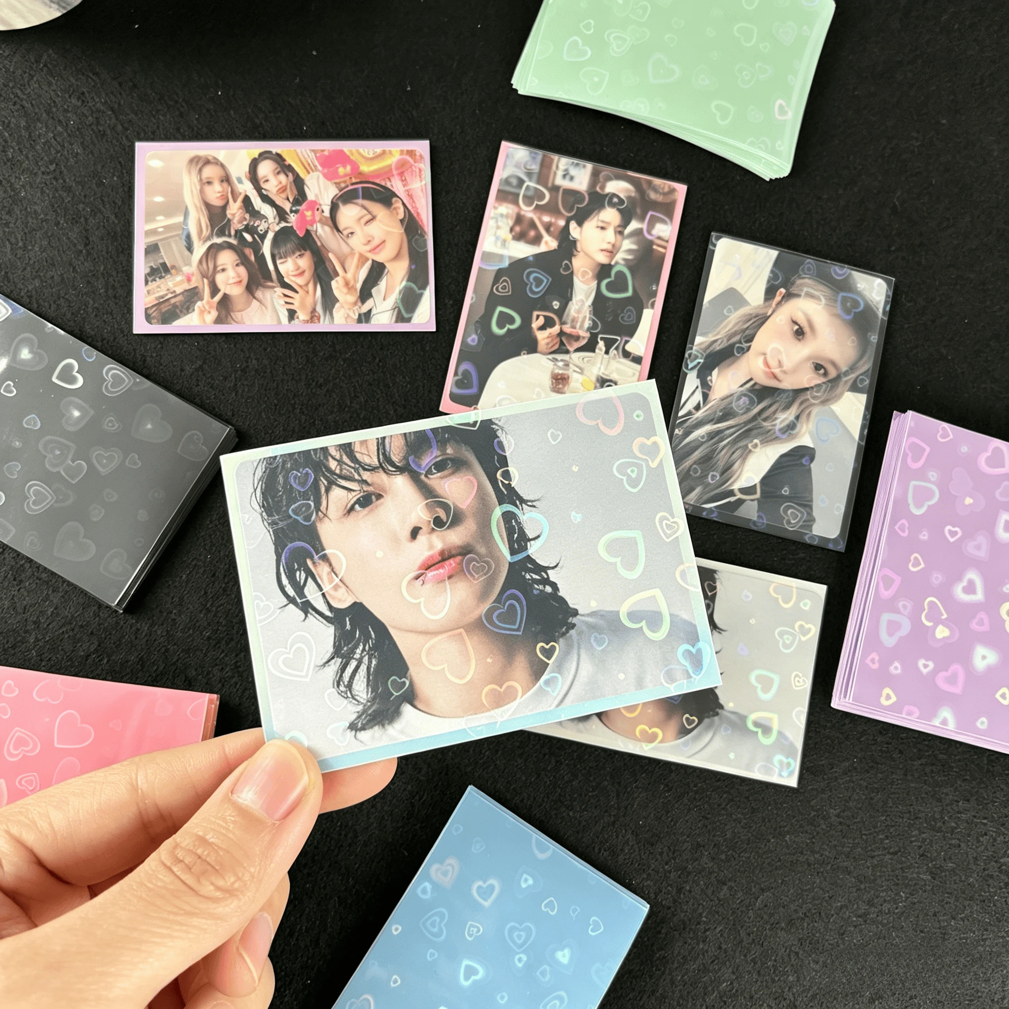 50-250Pcs Kpop Card Sleeves Card Holder 61*91mm Binder Photocard Holder Photo Card Films Cards Protector Photo Cards Protective
50-250Pcs Kpop Card Sleeves Card Holder 61*91mm Binder Photocard Holder Photo Card Films Cards Protector Photo Cards Protective