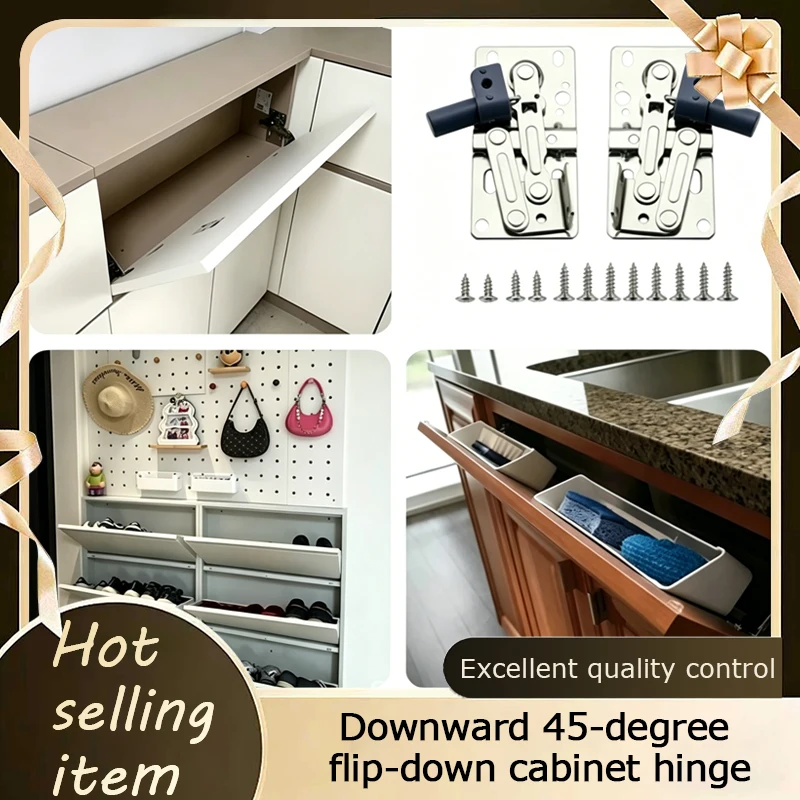 Stainless Steel 45 Degree Down Flap Soft Closing Damper Spring Adjustable For Under Sink Shoe Storage Cabinet Hardware Hinge
Stainless Steel 45 Degree Down Flap Soft Closing Damper Spring Adjustable For Under Sink Shoe Storage Cabinet Hardware Hinge