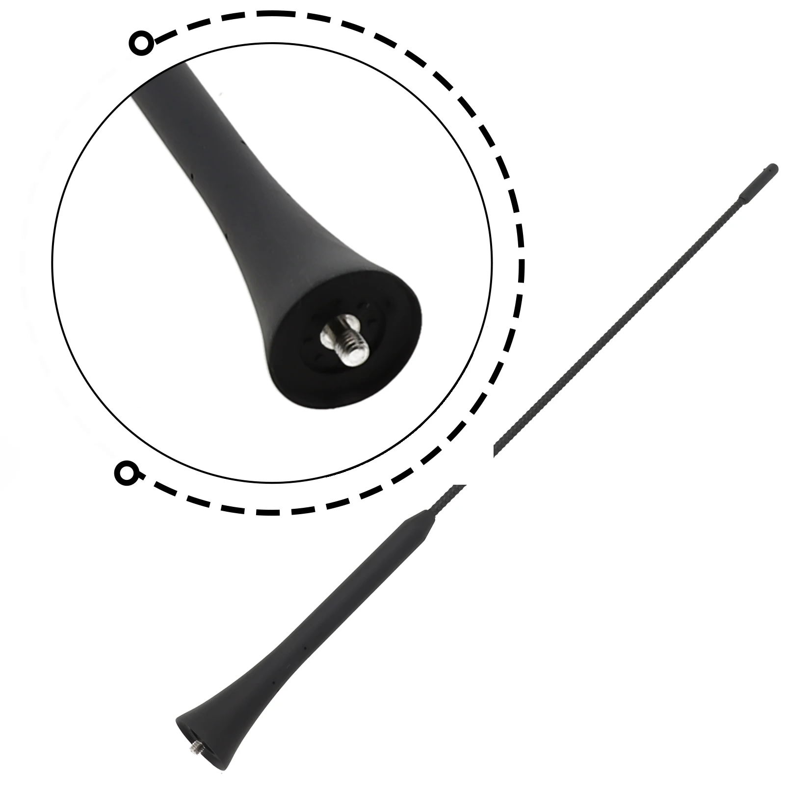 For Mazda Radio Antenna Rod NF47-66-A30A Non-deformation Practical Wear-resistant Anti-corrosion Black Easy To Use
For Mazda Radio Antenna Rod NF47-66-A30A Non-deformation Practical Wear-resistant Anti-corrosion Black Easy To Use
