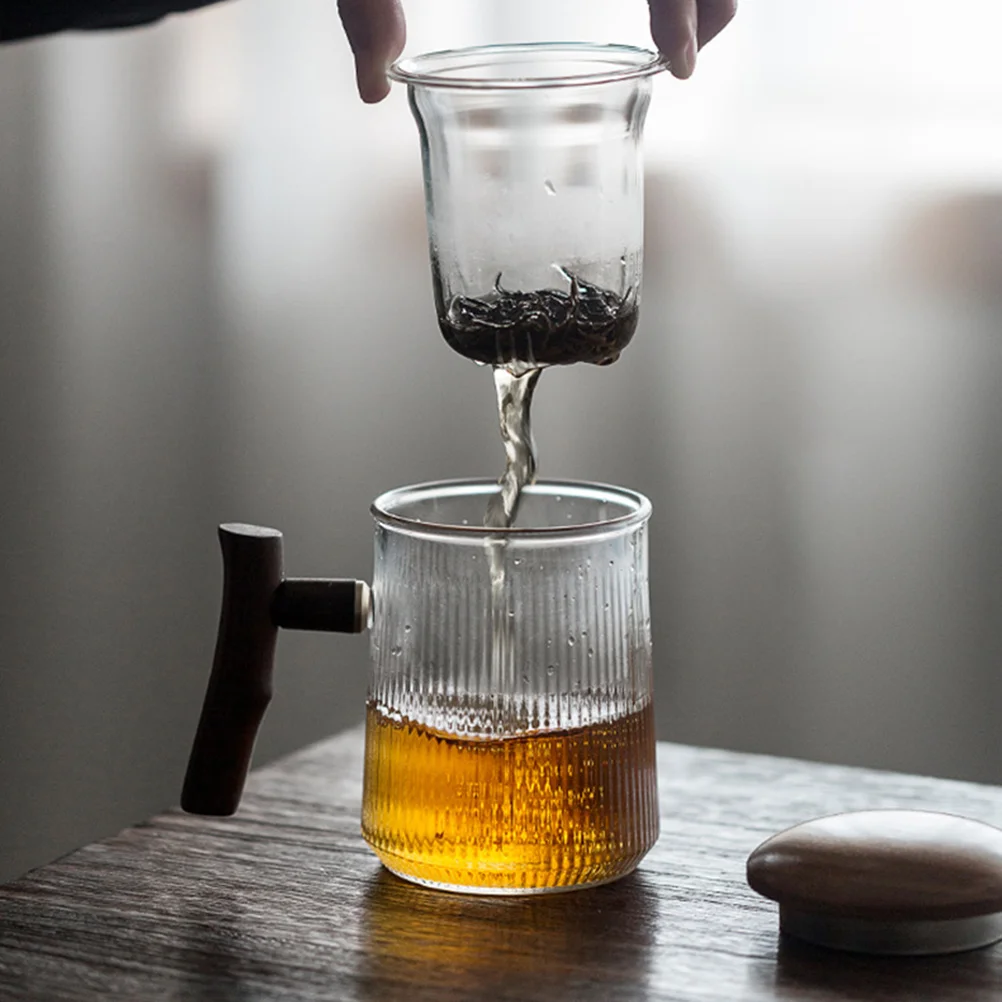 Vertical Stripe Glass Tea Cup Infuser Lid 3 Piece Set Mug for Home Office Tea Tumbler Glass Kitchen Bar Use
Vertical Stripe Glass Tea Cup Infuser Lid 3 Piece Set Mug for Home Office Tea Tumbler Glass Kitchen Bar Use