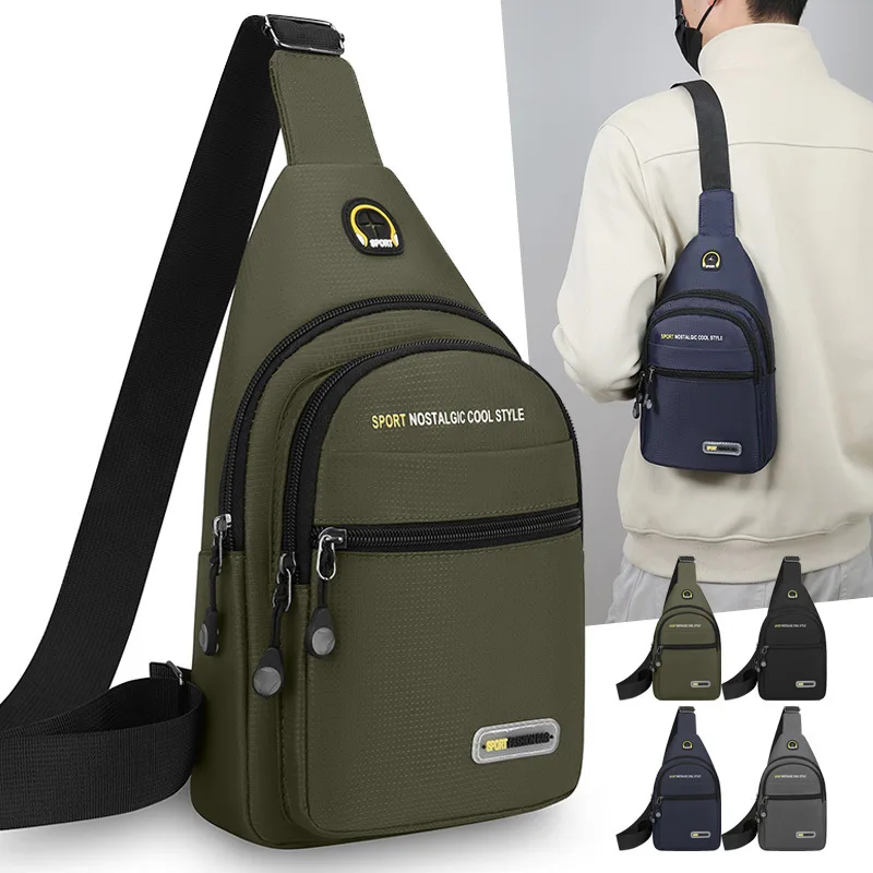 Business Travel Simple Men Chest Bag Practical Versatile Casual Shoulder Bag Large Capacity Oxford Cloth Commuter Crossbody Bag
Business Travel Simple Men Chest Bag Practical Versatile Casual Shoulder Bag Large Capacity Oxford Cloth Commuter Crossbody Bag