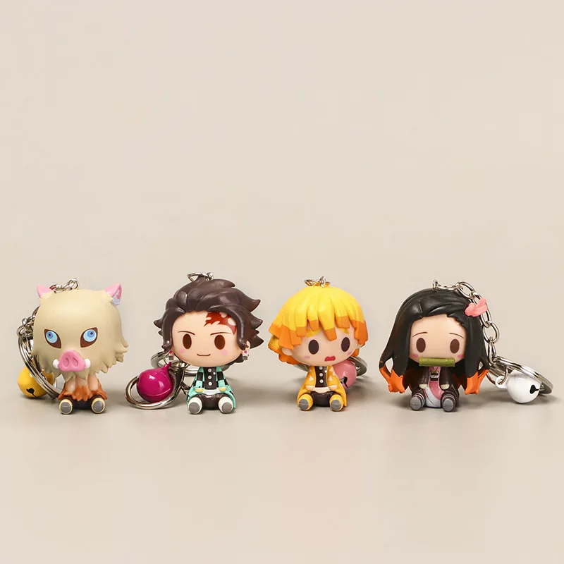 4pcs/set Demon Slayer Anime Keychain Inosuke Tanjirou Zenitsu Nezuko Cute Bag Pendant Keyring Jewelry Accessories Gift Toys
4pcs/set Demon Slayer Anime Keychain Inosuke Tanjirou Zenitsu Nezuko Cute Bag Pendant Keyring Jewelry Accessories Gift Toys