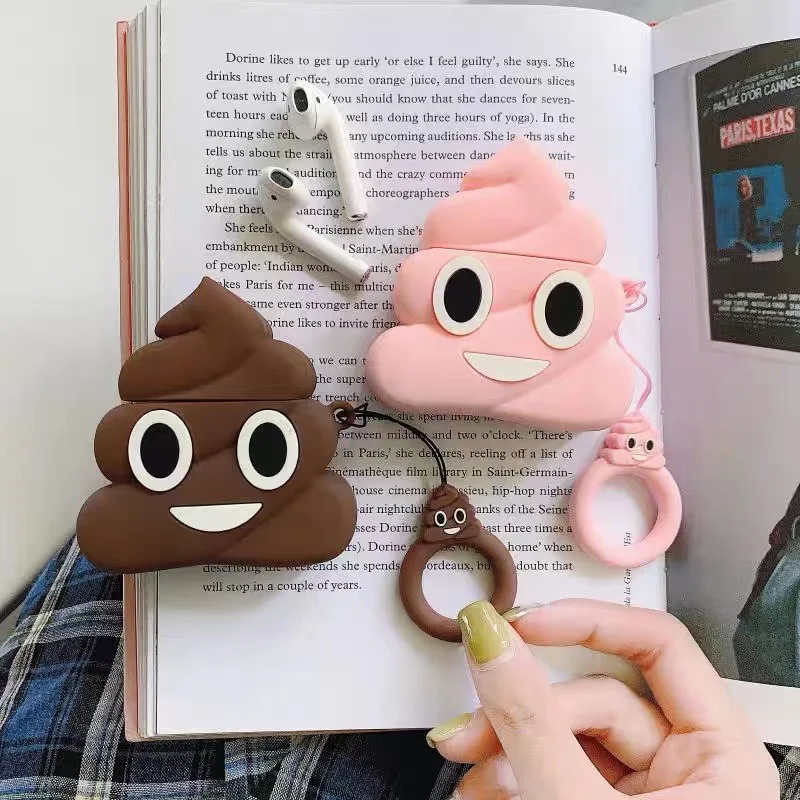 3D Cartoon Faeces Earphone Case For AirPods1 2 3 Cute Or Feces iPhone Headset Cover For Air Pods Pro Silicone Shell
3D Cartoon Faeces Earphone Case For AirPods1 2 3 Cute Or Feces iPhone Headset Cover For Air Pods Pro Silicone Shell
