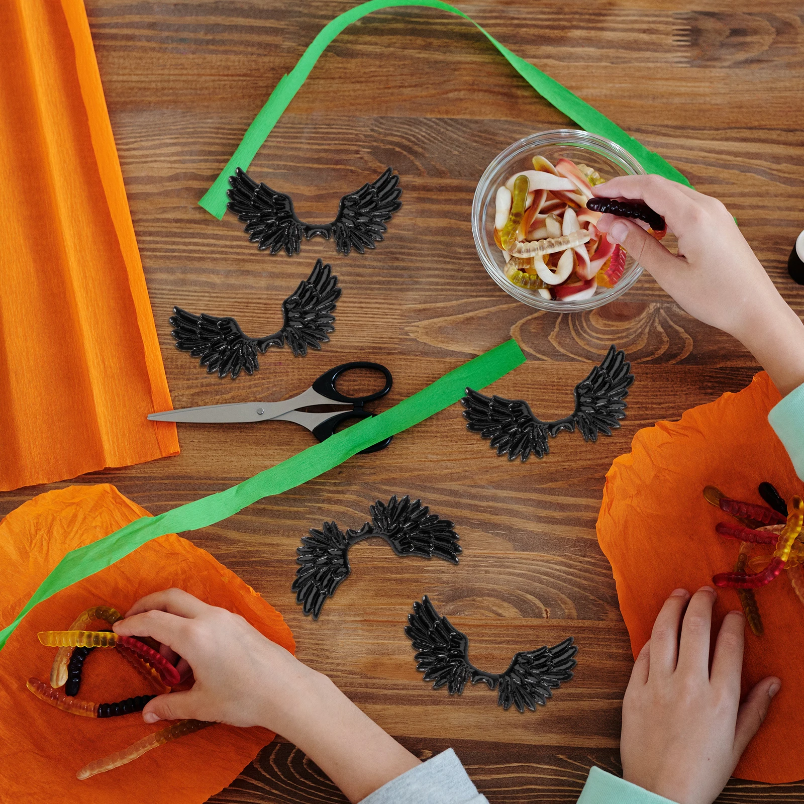 10 Pcs Bat Wings Headdress Hair Clip DIY Shoes Accessories Ornament Creative Gift Halloween Patent 
10 Pcs Bat Wings Headdress Hair Clip DIY Shoes Accessories Ornament Creative Gift Halloween Patent