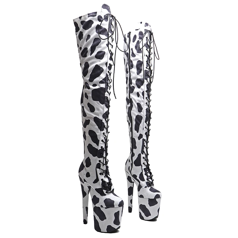 Leecabe 20CM/8inches Suede Cow pattern Upper Fashion trend closed toe platform High Heel stripper heel Pole Dance boot
Leecabe 20CM/8inches Suede Cow pattern Upper Fashion trend closed toe platform High Heel stripper heel Pole Dance boot