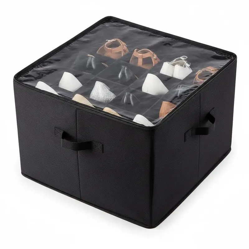 Under Bed Shoe Storage Organizer, 1 Pack, 16 Compartments, Underbed Shoe Box Storage Containers Adjustable Dividers, Sandal Organizer Storage with Clear Window, Breathable, Reinforced Handles
Under Bed Shoe Storage Organizer, 1 Pack, 16 Compartments, Underbed Shoe Box Storage Containers Adjustable Dividers, Sandal Organizer Storage with Clear Window, Breathable, Reinforced Handles