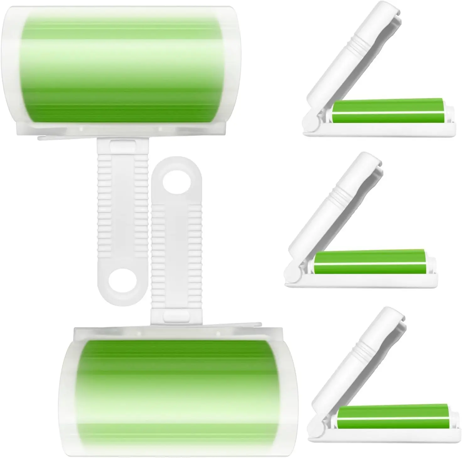5-Pack Reusable Washable Lint Roller, Travel Pet Hair Remover with Cover, Medium & Mini
5-Pack Reusable Washable Lint Roller, Travel Pet Hair Remover with Cover, Medium & Mini