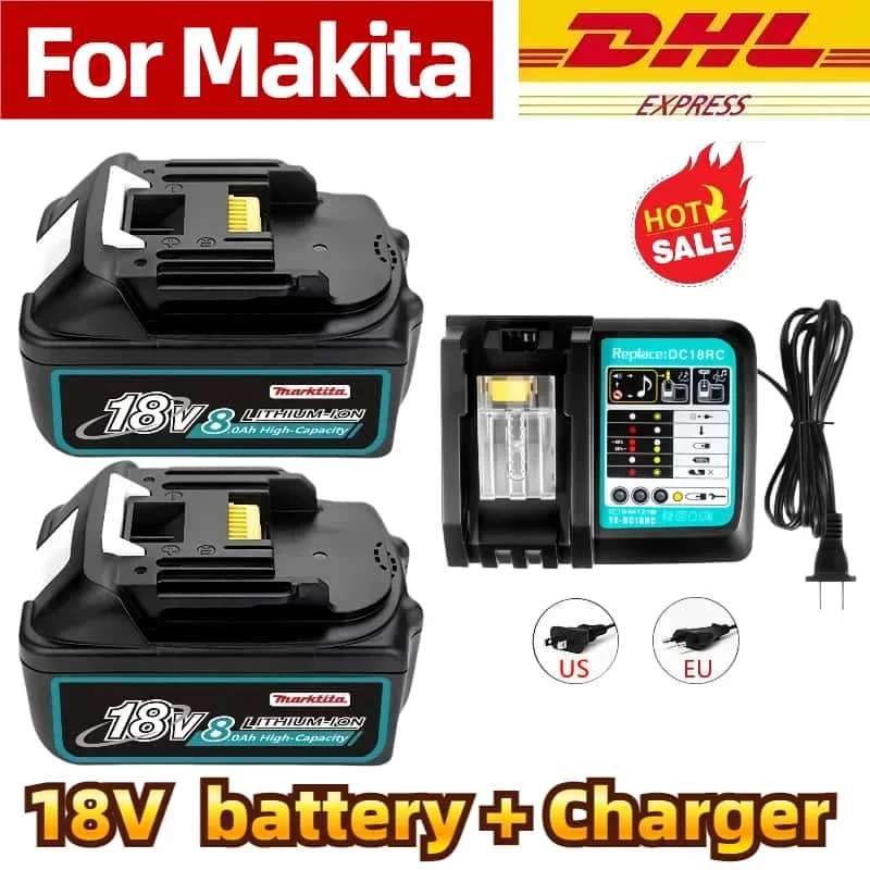 NEW18v battery compatible For Makita DDF487 DTD173 DTW700 DGA404 tools,fast charging overheat protection 18v battery replacement
NEW18v battery compatible For Makita DDF487 DTD173 DTW700 DGA404 tools,fast charging overheat protection 18v battery replacement