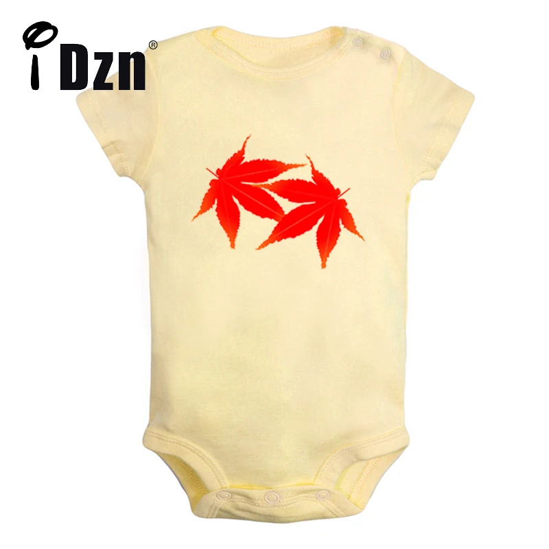 iDzn NEW Beautiful Red Maple Leaf Cute Baby Fun Print Rompers Boys Girl Bodysuit Infant Short Sleeves Jumpsuit Kids Soft Clothes
iDzn NEW Beautiful Red Maple Leaf Cute Baby Fun Print Rompers Boys Girl Bodysuit Infant Short Sleeves Jumpsuit Kids Soft Clothes