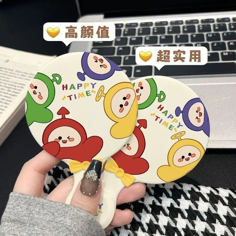 Hot New Teletubbies Round Handle Mirror Portable Touch-up Mirror Portable Dormitory Student Mini Trumpet Birthday Gift
Hot New Teletubbies Round Handle Mirror Portable Touch-up Mirror Portable Dormitory Student Mini Trumpet Birthday Gift