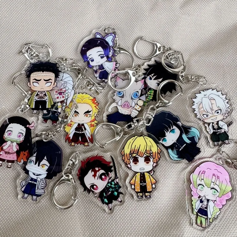 Demon Slayer Acrylic Keychain Tanjirou Inosuke Anime Figure Q Figural Toy Key Schoolbag Decoration Model Children Birthday Gifts
Demon Slayer Acrylic Keychain Tanjirou Inosuke Anime Figure Q Figural Toy Key Schoolbag Decoration Model Children Birthday Gifts