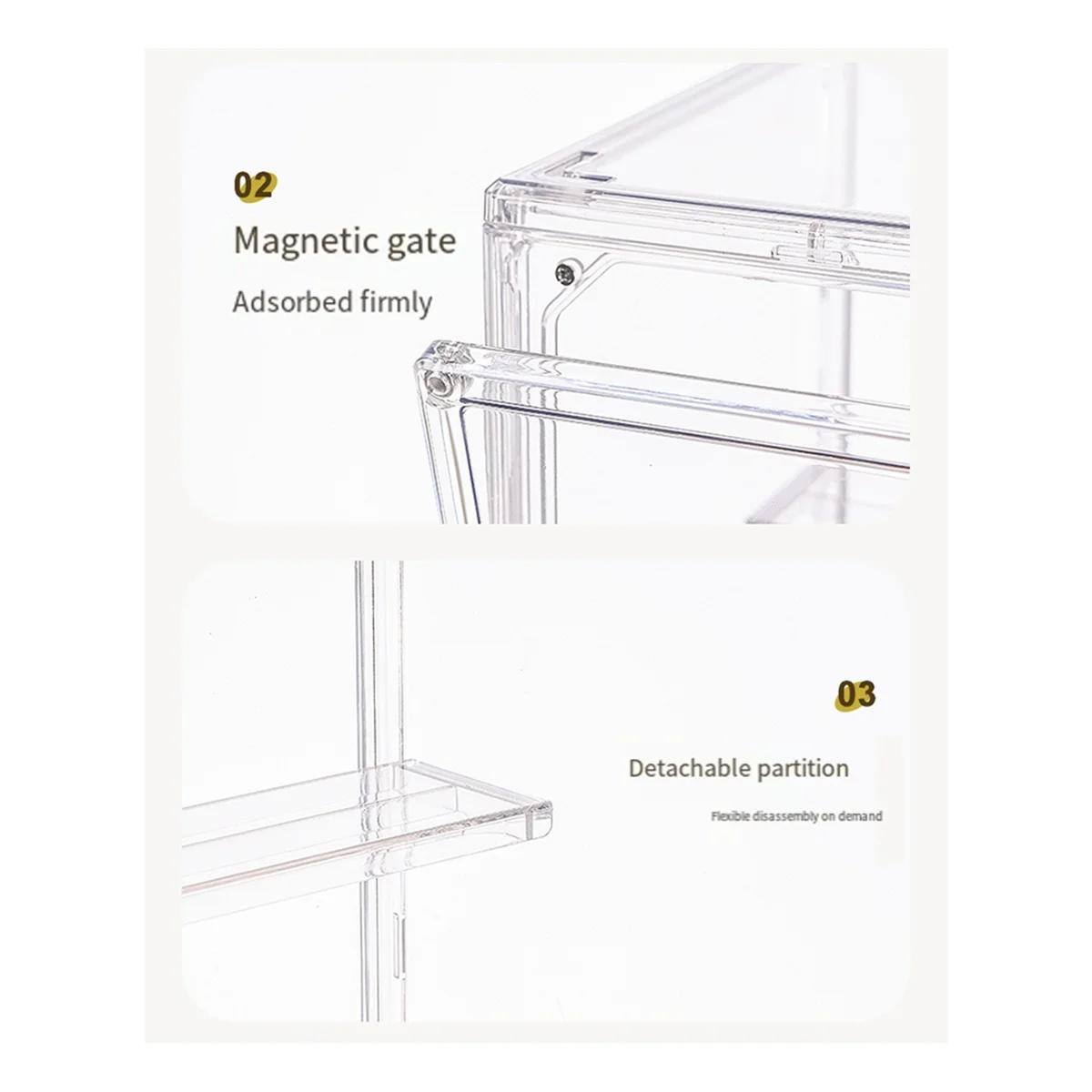 Display Stand Transparent Ladder Model Storage Box Hand Puppet Display Box 36x27x22CM
Display Stand Transparent Ladder Model Storage Box Hand Puppet Display Box 36x27x22CM
