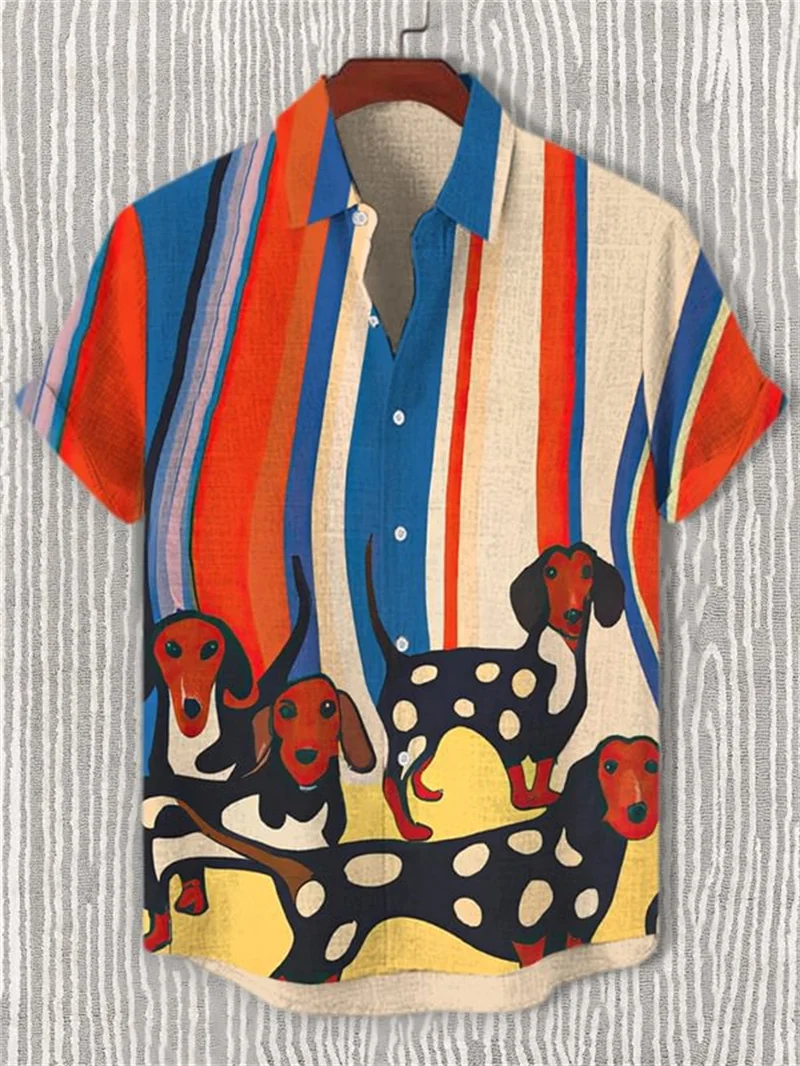 2025 Summer Fashion Stripe Printed Men's Printed Short sleeved Shirt Street Daily Business Casual Men's Shirt Top
2025 Summer Fashion Stripe Printed Men's Printed Short sleeved Shirt Street Daily Business Casual Men's Shirt Top
