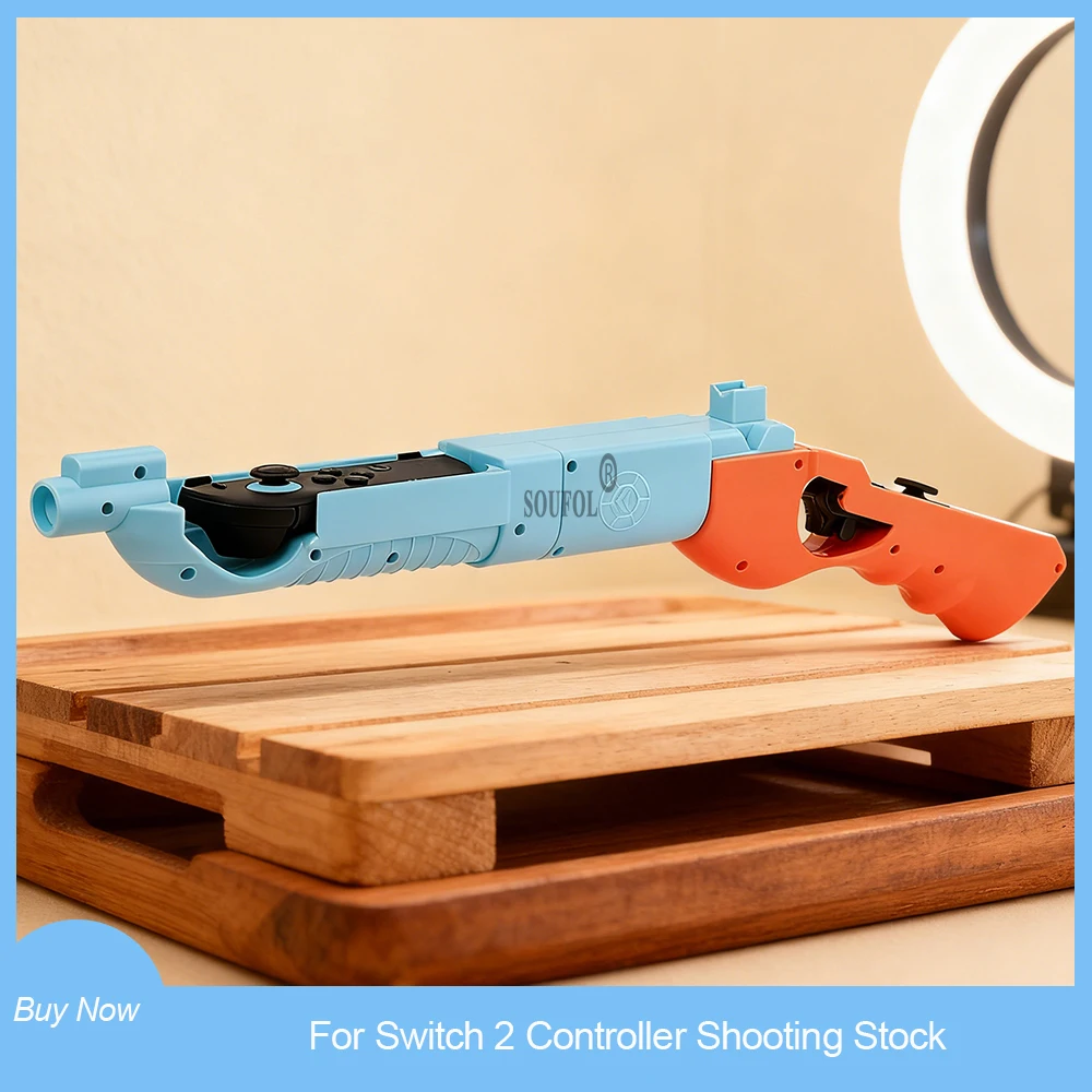 Соматосенсорный игровой пистолет для Switch 2 - аксессуары для геймпада с контроллером движения, крепящимся на Joy-Con
Соматосенсорный игровой пистолет для Switch 2 - аксессуары для геймпада с контроллером движения, крепящимся на Joy-Con