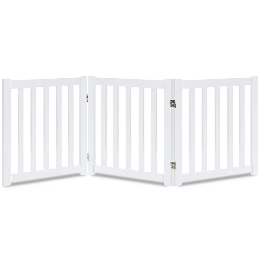3Panel Wooden Free Standing Foldable Dog Gate Indoor 24 High,StepOver Safety Pet Gate for Doorways, Stairs, Hallways, Indoor Dog
3Panel Wooden Free Standing Foldable Dog Gate Indoor 24 High,StepOver Safety Pet Gate for Doorways, Stairs, Hallways, Indoor Dog