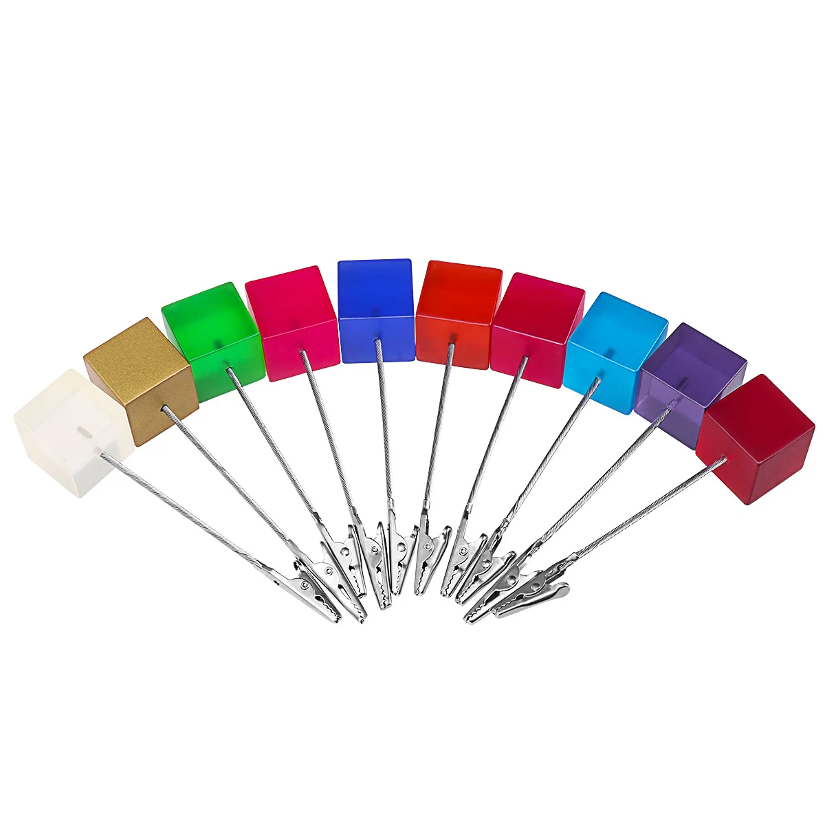 WINOMO 10pcs Cube Wire Resin Base Memo Photo Holder Paper Note Clip (Random Color) Memo clip Paper clip
WINOMO 10pcs Cube Wire Resin Base Memo Photo Holder Paper Note Clip (Random Color) Memo clip Paper clip