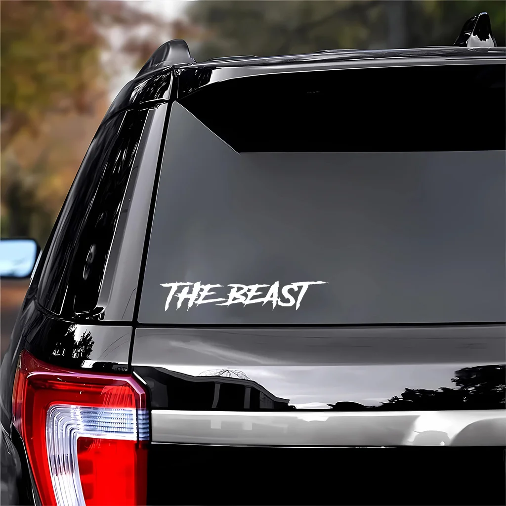 1pc Beast Waterproof Vinyl Car Sticker 12cm/4.72 Inch, Black White Gothic Font Decal for Cars Motorcycles Trucks
1pc Beast Waterproof Vinyl Car Sticker 12cm/4.72 Inch, Black White Gothic Font Decal for Cars Motorcycles Trucks