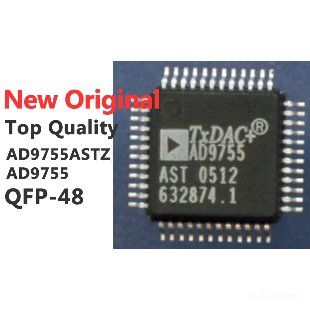 (1 Piece) AD9755ASTZ AD9755 QFP-48 New Original
(1 Piece) AD9755ASTZ AD9755 QFP-48 New Original