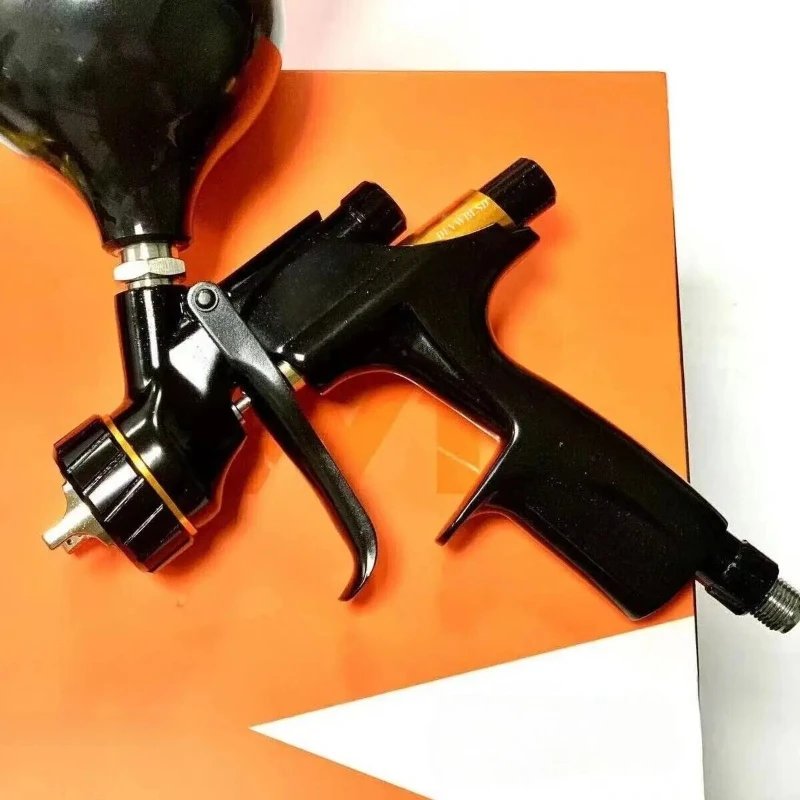 Black Automobile Spray Gun Clearcoat and Priming paint Gun HVLP 600ml Cup 1.3 Tip
Black Automobile Spray Gun Clearcoat and Priming paint Gun HVLP 600ml Cup 1.3 Tip