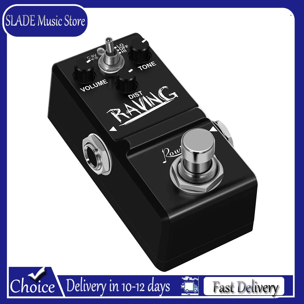 ROWIN LN-305 Guitar Pedal RAVING Guitar Heavy Metal Distortion Effect Pedal Ture Bypass Metal Shell Guitar Accessories
ROWIN LN-305 Guitar Pedal RAVING Guitar Heavy Metal Distortion Effect Pedal Ture Bypass Metal Shell Guitar Accessories