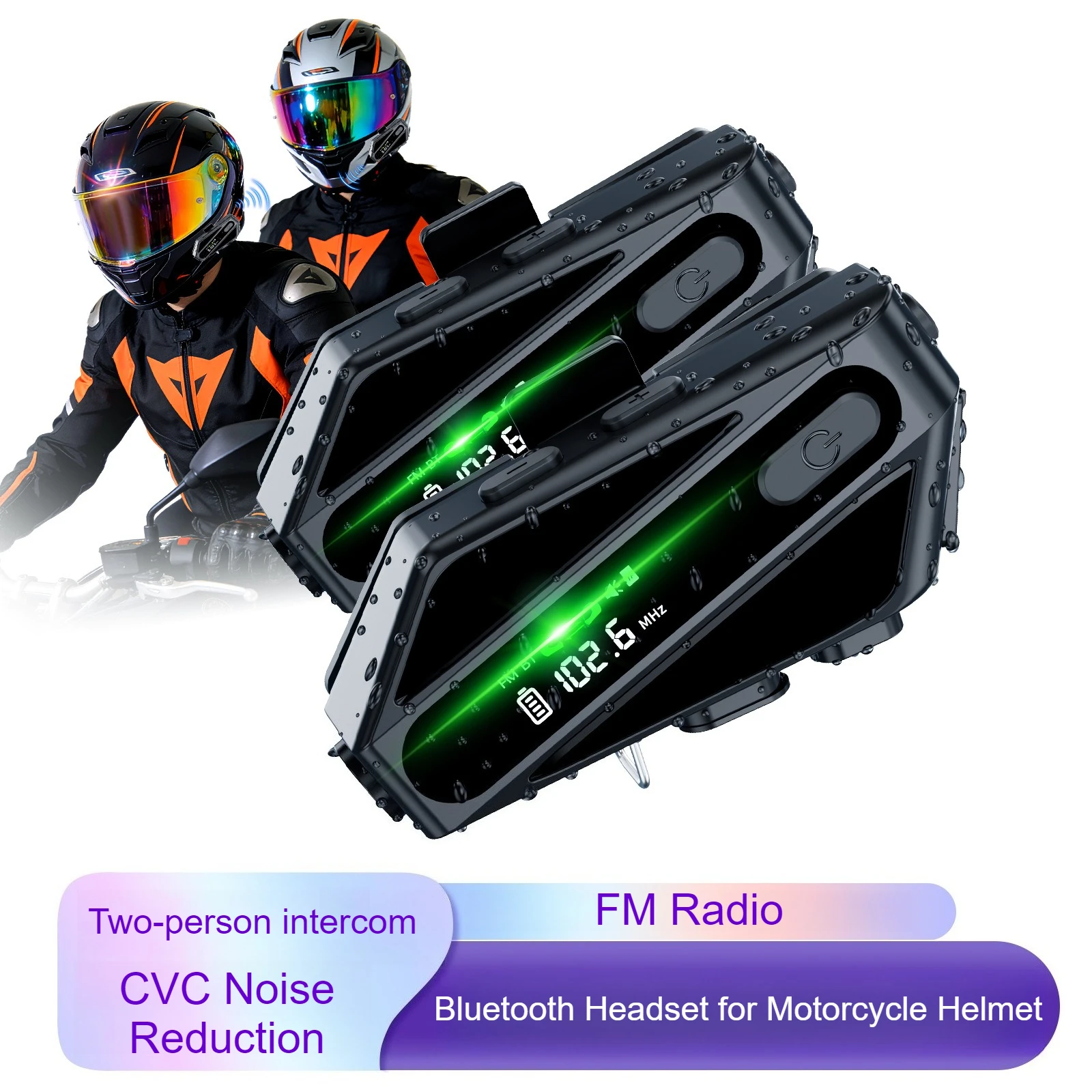 1PC/2PCS C6 Motorcycle Helmet Bluetooth Intercom Headset IPX6 Waterproof Noise Reduction FM Radio Voice Assistant Wireless
1PC/2PCS C6 Motorcycle Helmet Bluetooth Intercom Headset IPX6 Waterproof Noise Reduction FM Radio Voice Assistant Wireless