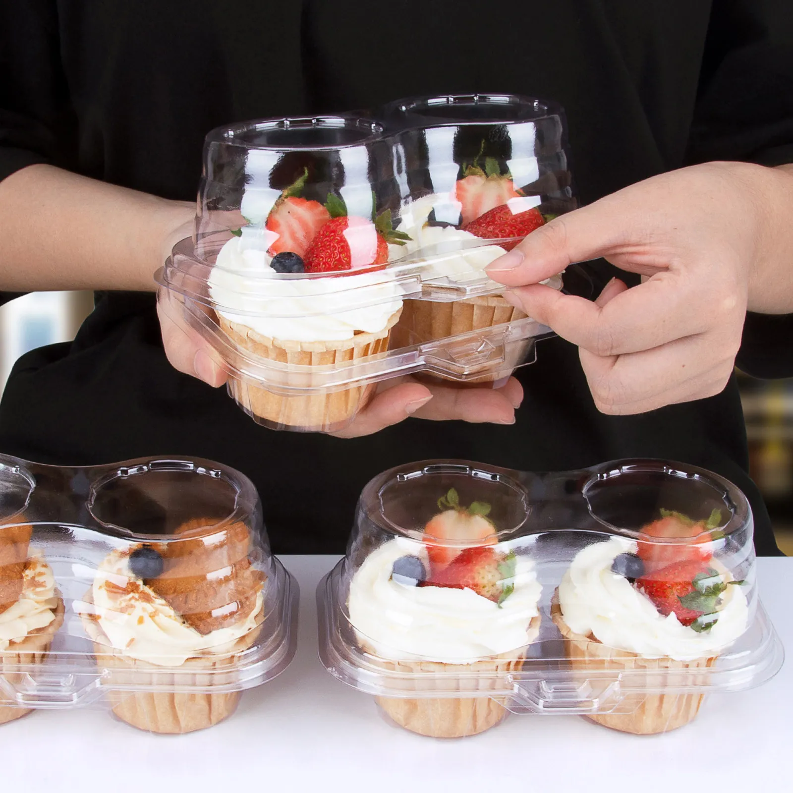 50Pcs Paper Cake Box Transparent Stackable Cake Container Dessert Storage Safe Healthy Packaging Transparent Dessert Box
50Pcs Paper Cake Box Transparent Stackable Cake Container Dessert Storage Safe Healthy Packaging Transparent Dessert Box
