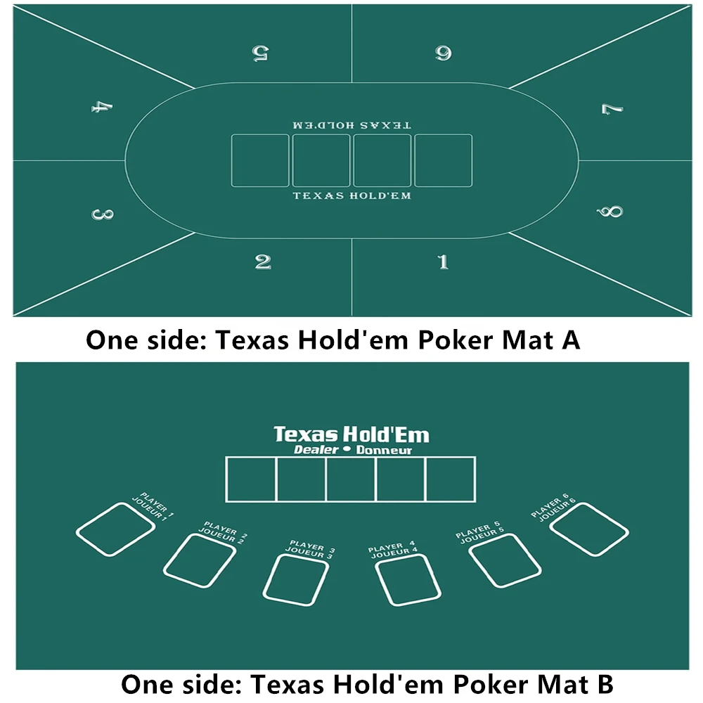 90x60cm Double-sided Texas Hold 'em Poker Non-woven Fabric Tablecloth Casino Poker Table Top Felt Cloth Cover Mat
90x60cm Double-sided Texas Hold 'em Poker Non-woven Fabric Tablecloth Casino Poker Table Top Felt Cloth Cover Mat