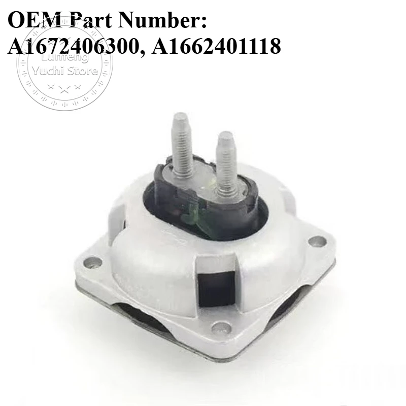 P/N: A1672406300, A1662401118 - Transmission Mount for Mercedes-Benz W166,W167,GLE500,ML350,GLE350,GLE63,ML400,GLS320,GLS400
P/N: A1672406300, A1662401118 - Transmission Mount for Mercedes-Benz W166,W167,GLE500,ML350,GLE350,GLE63,ML400,GLS320,GLS400