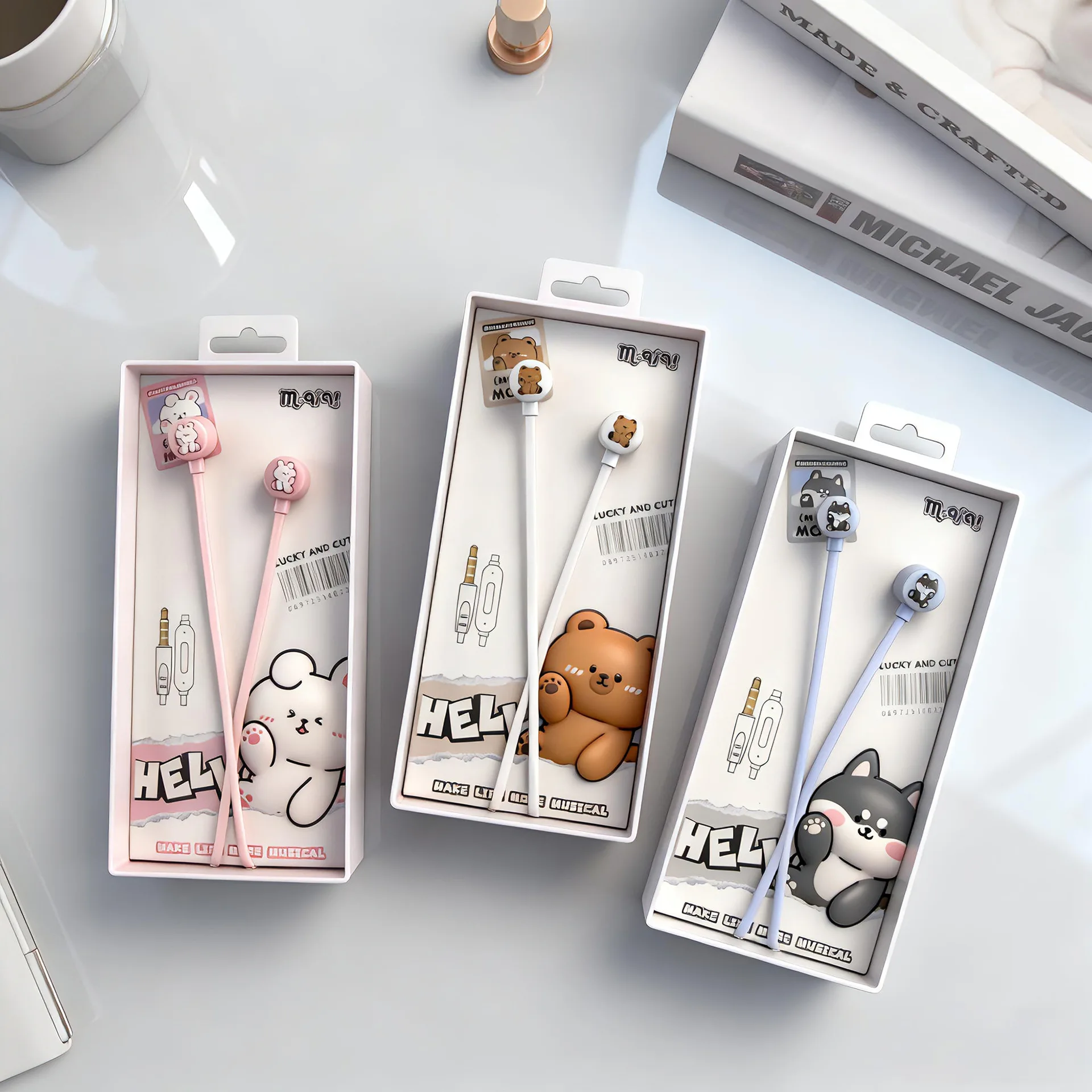 Cute Cartoon Pet 3.5mm Wired Headphones 10mm Driver Unit Hifi Stereo Bass HD Calls Boxed Pink Headset For PC Girl Student Kids
Cute Cartoon Pet 3.5mm Wired Headphones 10mm Driver Unit Hifi Stereo Bass HD Calls Boxed Pink Headset For PC Girl Student Kids
