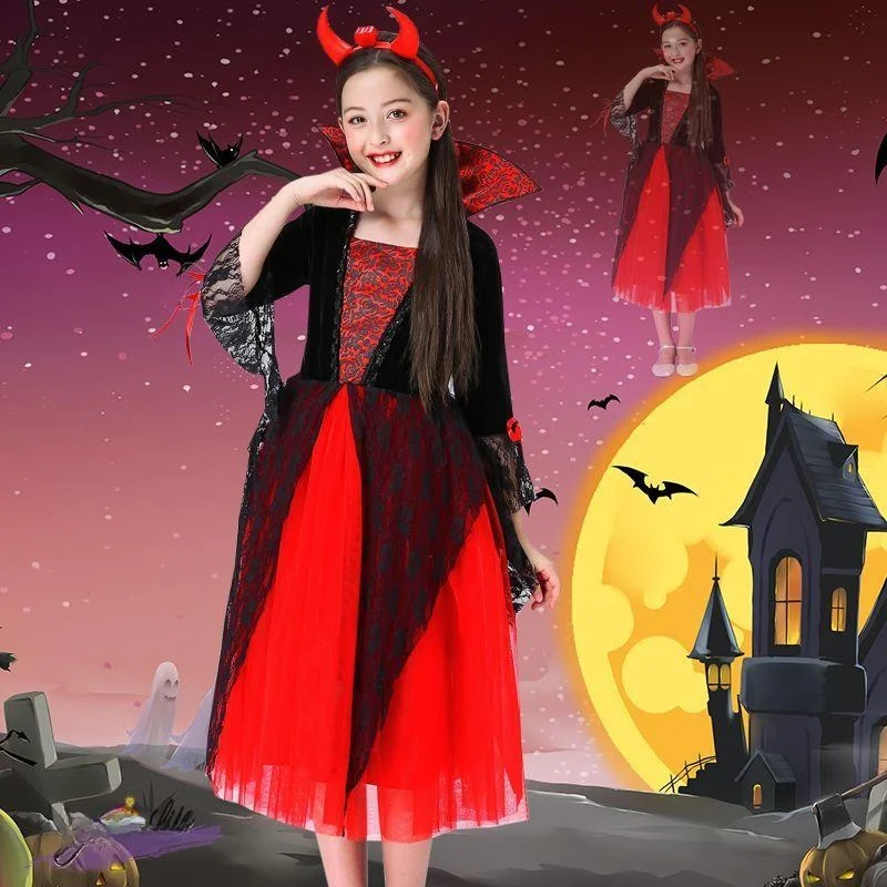 Halloween Children's Costume Princess Dress Girl's Skirt Boy's Death God Terror Outfit Robe Performance Clothes
Halloween Children's Costume Princess Dress Girl's Skirt Boy's Death God Terror Outfit Robe Performance Clothes