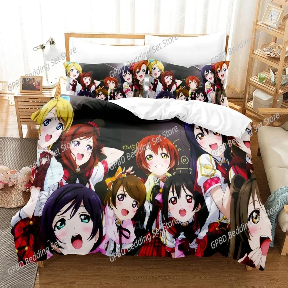 3D Cartoons LoveLive! School idol project Bedding Set Bedroom Soft Modern Bedspreads Comefortable Duvet Cover Quilt Pillowcase
3D Cartoons LoveLive! School idol project Bedding Set Bedroom Soft Modern Bedspreads Comefortable Duvet Cover Quilt Pillowcase