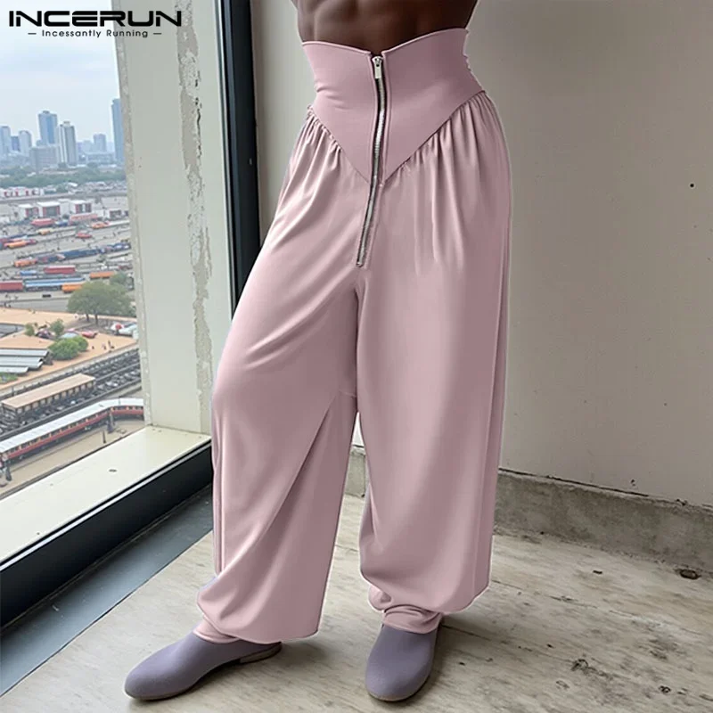 INCERUN Men Pants Patchwork High Waist Joggers Oversize Casual Trousers Men Streetwear 2025 Zipper Fashion Long Pants Pantalones
INCERUN Men Pants Patchwork High Waist Joggers Oversize Casual Trousers Men Streetwear 2025 Zipper Fashion Long Pants Pantalones