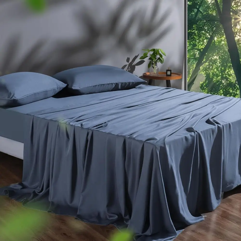 Queen Size Sheets 100% Lyocell from Eucalyptus, Breathable & Cooling, Deep Pocket up to 16, Smooth Touch, Perfect for Hot Sleepe
Queen Size Sheets 100% Lyocell from Eucalyptus, Breathable & Cooling, Deep Pocket up to 16, Smooth Touch, Perfect for Hot Sleepe