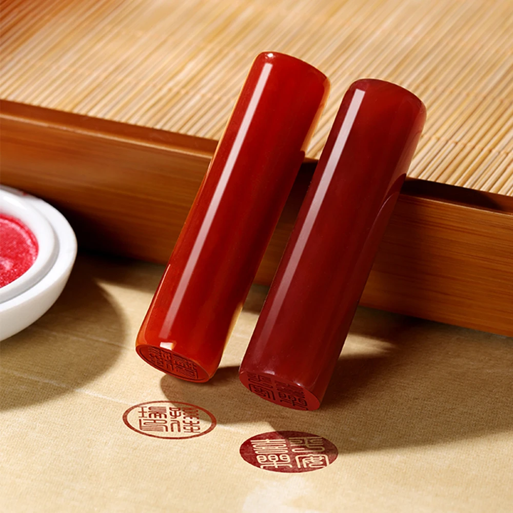 Custom Hanko Stamp Name Chapter Red 1.5CM Round Name Stamp Stone Seal Painting Signature Personalized Motto Jade Seals
Custom Hanko Stamp Name Chapter Red 1.5CM Round Name Stamp Stone Seal Painting Signature Personalized Motto Jade Seals
