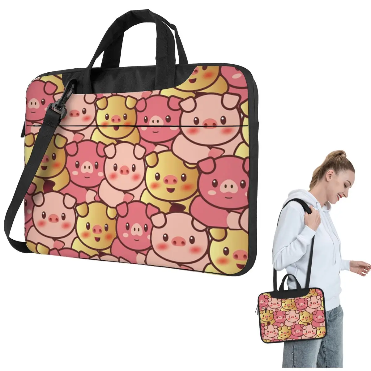 Сумка для ноутбука через плечо с милым рисунком свиньи, сумка для компьютера, устойчивая защитная сумка для ноутбука для Lenovo
Сумка для ноутбука через плечо с милым рисунком свиньи, сумка для компьютера, устойчивая защитная сумка для ноутбука для Lenovo