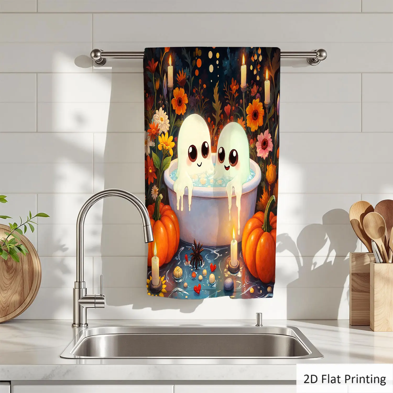 1Pc Halloween Ghosts Bathtub Pumpkins Candles Bathroom Hand Towel Bath Towel, Multiple Size Microfiber Polyester Towel, Unique Home Decorative Kitchen Towels, Festival Bathroom Accessories Decor, Quick Dry and Absorbent
1Pc Halloween Ghosts Bathtub Pumpkins Candles Bathroom Hand Towel Bath Towel, Multiple Size Microfiber Polyester Towel, Unique Home Decorative Kitchen Towels, Festival Bathroom Accessories Decor, Quick Dry and Absorbent
