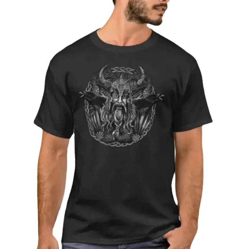 Nordic warriors and His Ravens Huginn and Muninn T-Shirt. Summer Cotton Short Sleeve O-Neck Mens T Shirt New S-3XL
Nordic warriors and His Ravens Huginn and Muninn T-Shirt. Summer Cotton Short Sleeve O-Neck Mens T Shirt New S-3XL