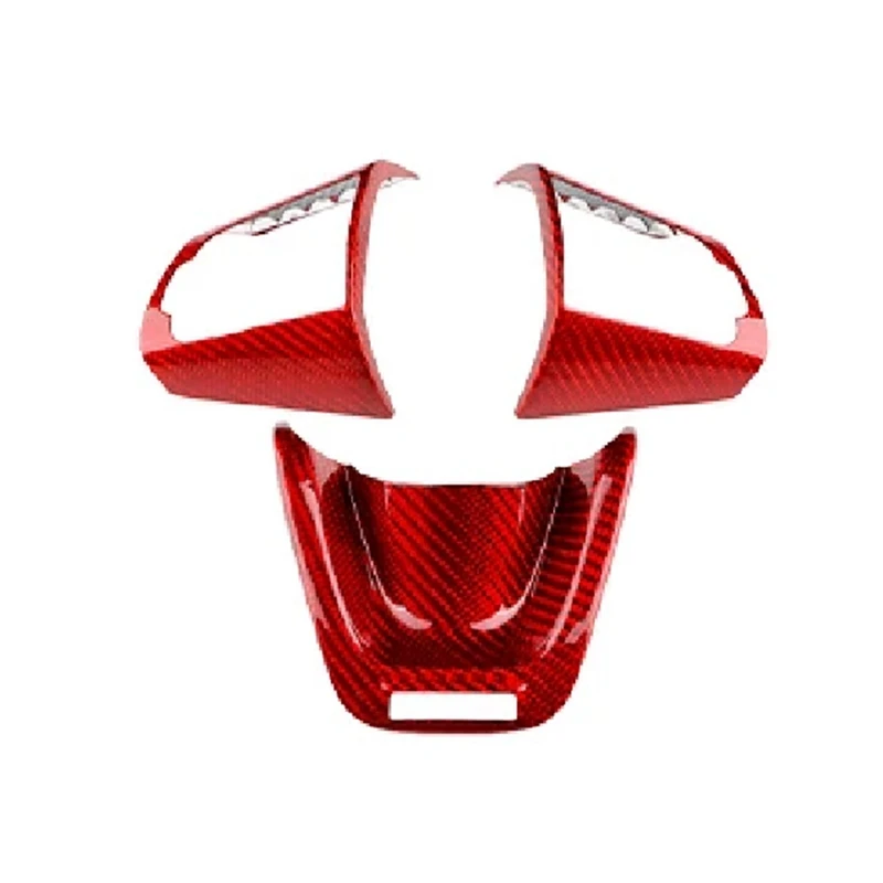 Car Steering Wheel Panel Real Hard Carbon Fiber Cover Interior Trim Accessories For Kia Stinger 2018-2023
Car Steering Wheel Panel Real Hard Carbon Fiber Cover Interior Trim Accessories For Kia Stinger 2018-2023