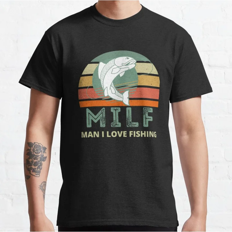 milf funny fishing printed t shirt for men fish Graphic T Shirts for Father's Day large size Adult tops S-6XL
milf funny fishing printed t shirt for men fish Graphic T Shirts for Father's Day large size Adult tops S-6XL