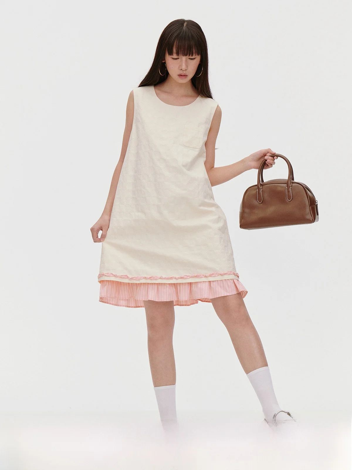 nt round Ne Svel A-Line Dr Spring Autumn Color Blo Stripe Hem Cotton Casual Women's Dr Faionable Skirt
nt round Ne Svel A-Line Dr Spring Autumn Color Blo Stripe Hem Cotton Casual Women's Dr Faionable Skirt