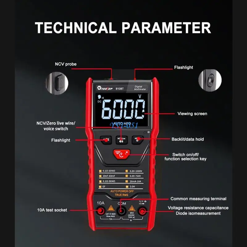 E15A Lightweight Electrical Tester With Thai Voice Prompts And Shock Resistant ABS Case
E15A Lightweight Electrical Tester With Thai Voice Prompts And Shock Resistant ABS Case