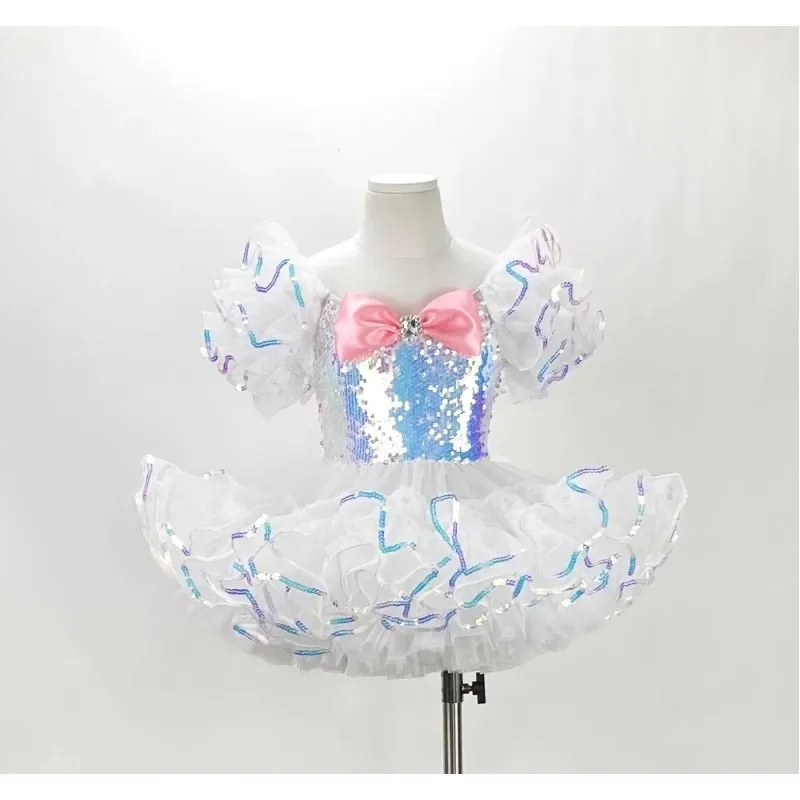 Children's Costumes Puffy Gauze Skirt Modern Dance Costumes Girl Princess Dress Sequins Cute
Children's Costumes Puffy Gauze Skirt Modern Dance Costumes Girl Princess Dress Sequins Cute