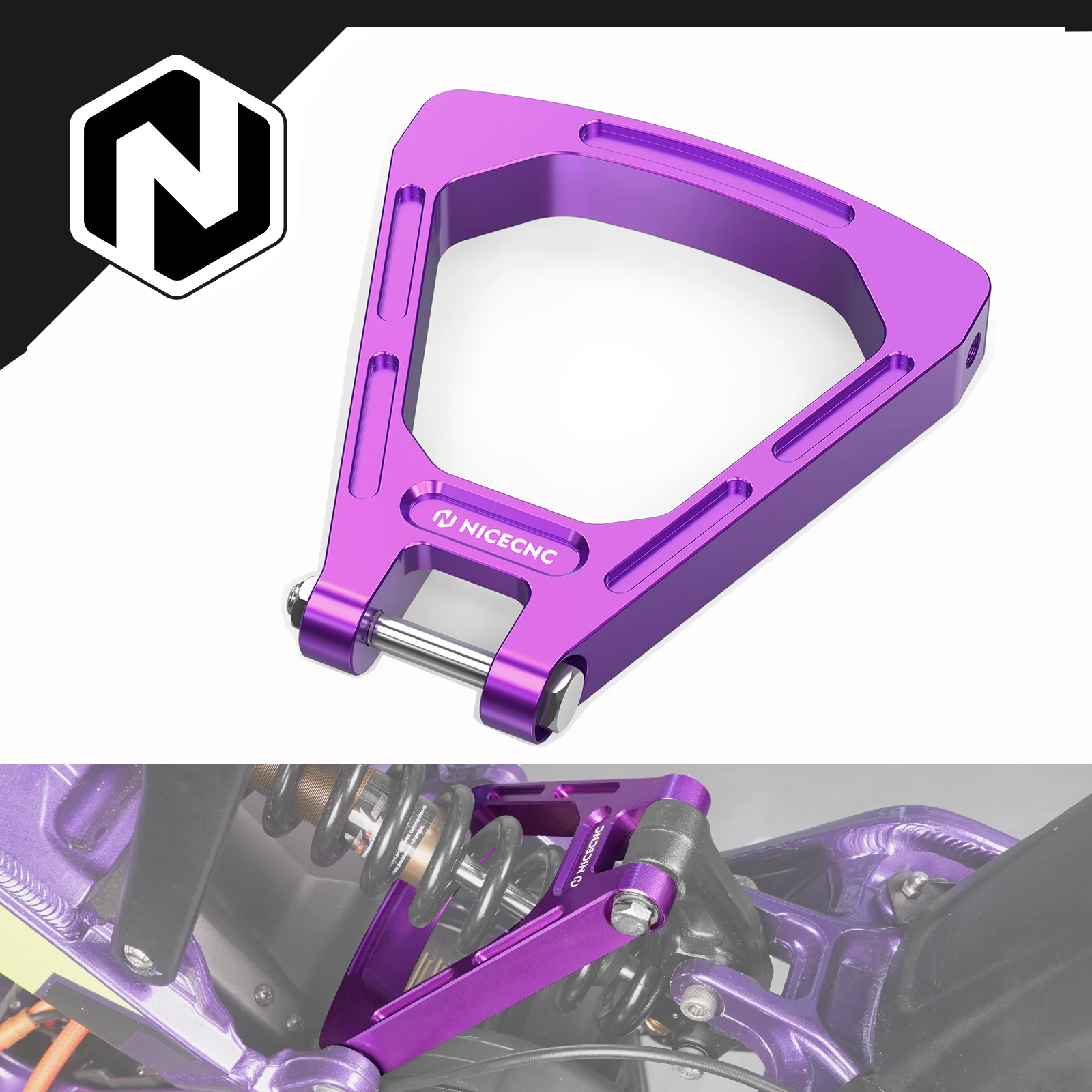 NICECNC For Surron X S L1E Segway X160 X260 Electric Bike Reinforced Shock-absorbing Triangle Bracket Aluminum Black Blue Purple
NICECNC For Surron X S L1E Segway X160 X260 Electric Bike Reinforced Shock-absorbing Triangle Bracket Aluminum Black Blue Purple