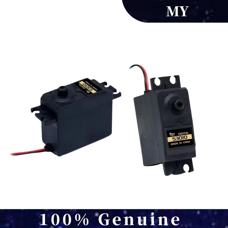 MY Servo S3010 6 В 6,48 кг аналоговый серводвигатель с металлической шестерней - железный сердечник для радиоуправляемого вертолета, модели самолета, робототехники
MY Servo S3010 6 В 6,48 кг аналоговый серводвигатель с металлической шестерней - железный сердечник для радиоуправляемого вертолета, модели самолета, робототехники