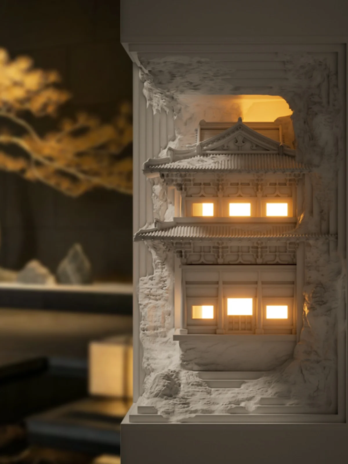 Chinese plaster wall lamp embedded corner B & B corridor aisle stairs induction embedded wall lamp decorative ambient light
Chinese plaster wall lamp embedded corner B & B corridor aisle stairs induction embedded wall lamp decorative ambient light