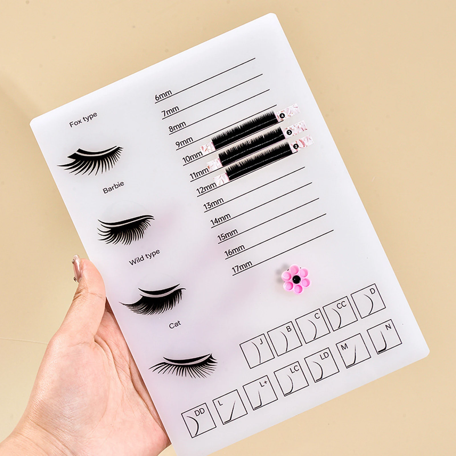 Innovative Acrylic Lash Organizer for Techs Thick Eyelash Extension Tiles Holder Clear Display Workspace
Innovative Acrylic Lash Organizer for Techs Thick Eyelash Extension Tiles Holder Clear Display Workspace
