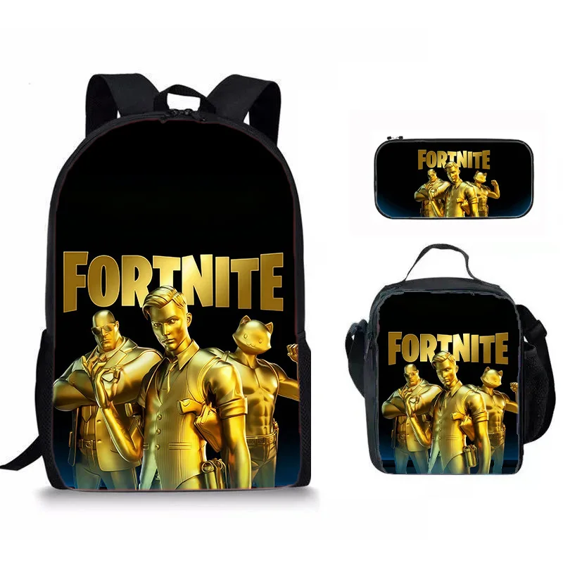3pcs/set Fortnite SchoolBag Boys Girls Backpack Knapsack High-quality Bookbag Trend Fortress Night Figure Laptop Bag Gift
3pcs/set Fortnite SchoolBag Boys Girls Backpack Knapsack High-quality Bookbag Trend Fortress Night Figure Laptop Bag Gift