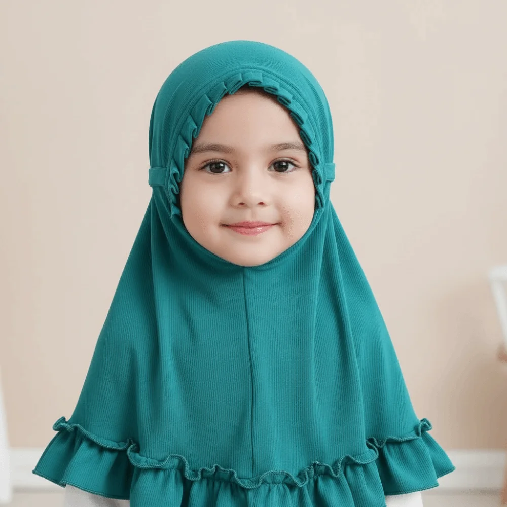 Breathable Girls Neck Shawl Solid Color Crinkles Texture Girls Muslim Hijab Stretch Soft Kids Hijab Turban Cap Hair Accessories
Breathable Girls Neck Shawl Solid Color Crinkles Texture Girls Muslim Hijab Stretch Soft Kids Hijab Turban Cap Hair Accessories