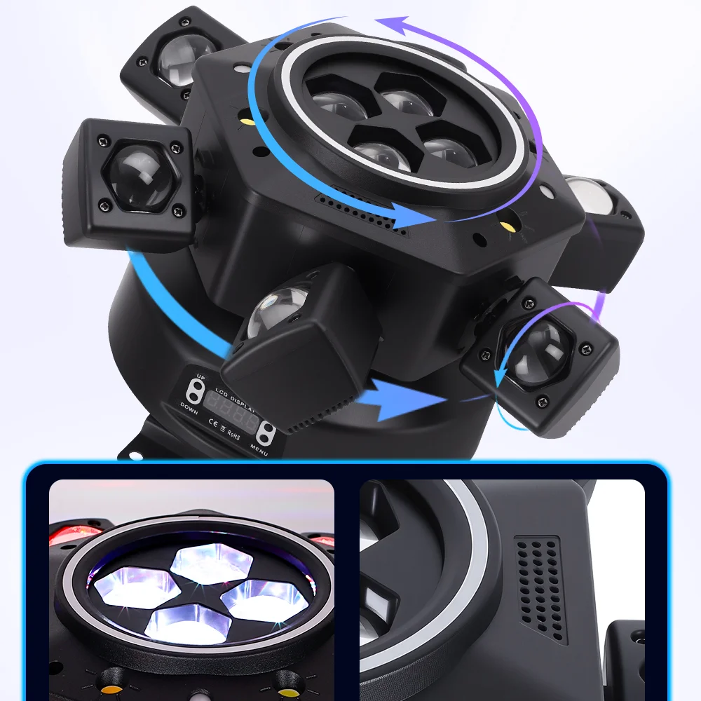 150W Moving Head LED Party Light Lighting RGBW Stage Lights Strobe DMX512& Remote Control,Send Signal Line For Hall DJ Disco KTV
150W Moving Head LED Party Light Lighting RGBW Stage Lights Strobe DMX512& Remote Control,Send Signal Line For Hall DJ Disco KTV