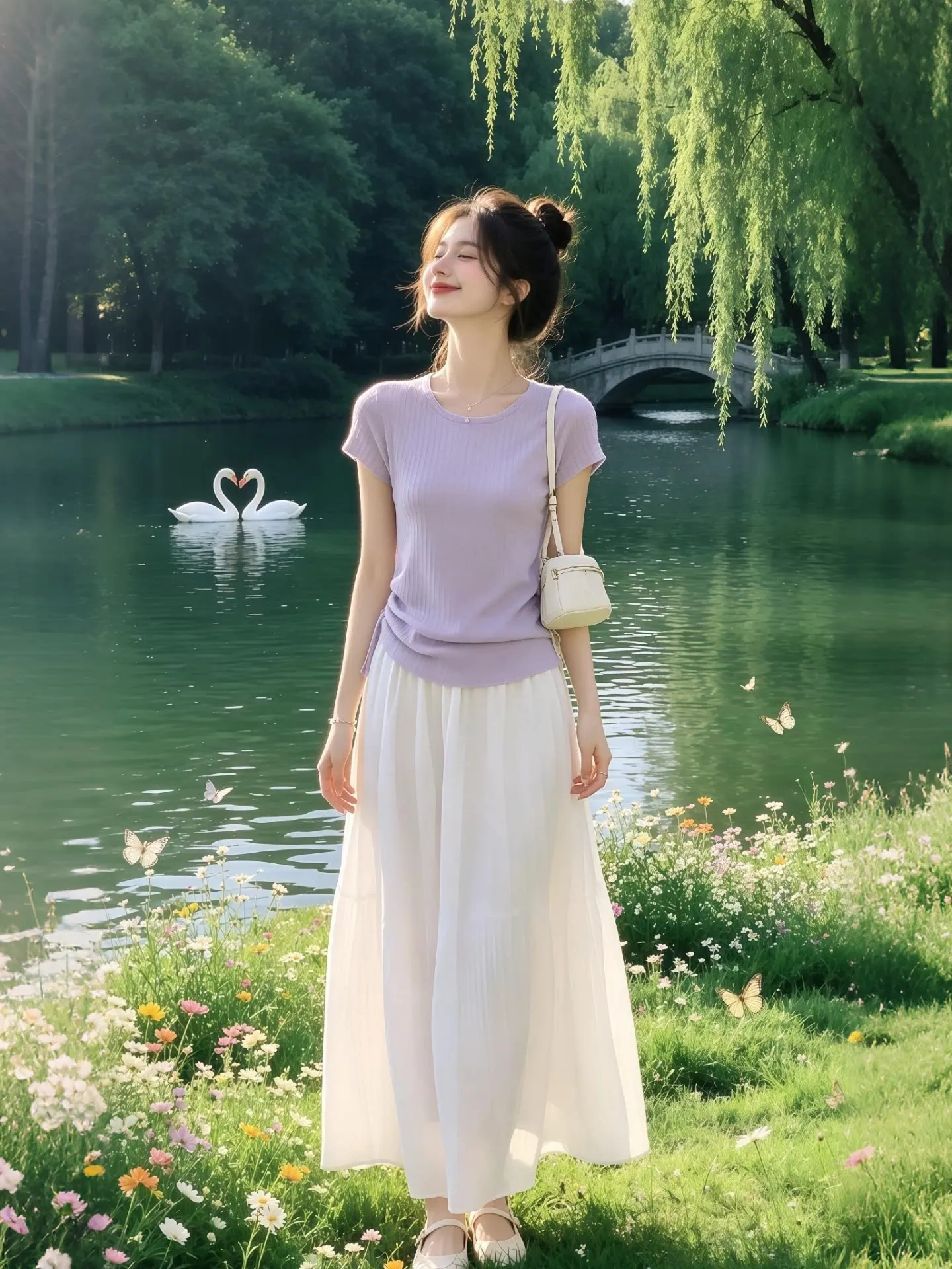 Summer New Style Ultra Fire Simple Pure Color Gentle Waist Inward Light Purple Top Match Half Skirt Two Piece Set Women's Fas...
Summer New Style Ultra Fire Simple Pure Color Gentle Waist Inward Light Purple Top Match Half Skirt Two Piece Set Women's Fas...
